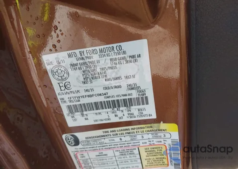 2011 Ford F-150 Xlt from USA, damaged, VIN 1FTFW1EF8BFC08347